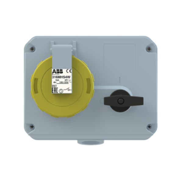 316MHS4W Industrial Switched Interlocked Socket Outlet image 2