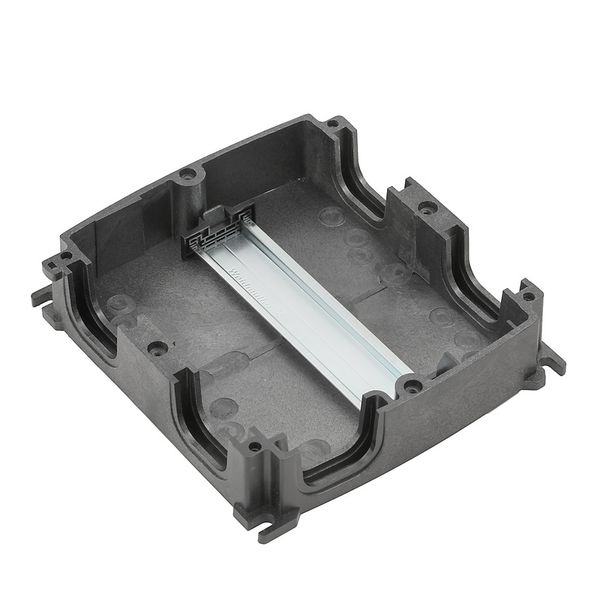 Plastic housing, 192 x 181 x 42 mm, black image 2