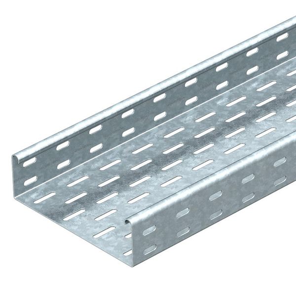 SKS 615 FS  Cable tray SKS, perforated, with connection set, 60x150x3000, Steel, St, strip galvanized, DIN EN 10346 image 1