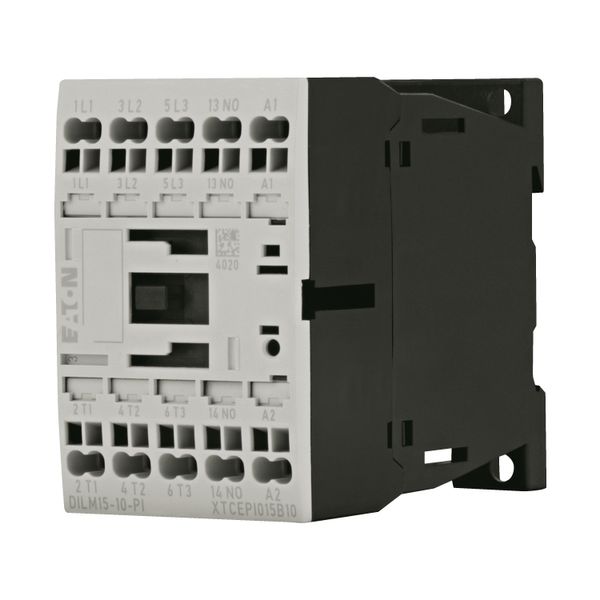 Contactor, 3 pole, 380 V 400 V 7.5 kW, 1 N/O, 230 V 50/60 Hz, AC operation, Push in terminals image 4