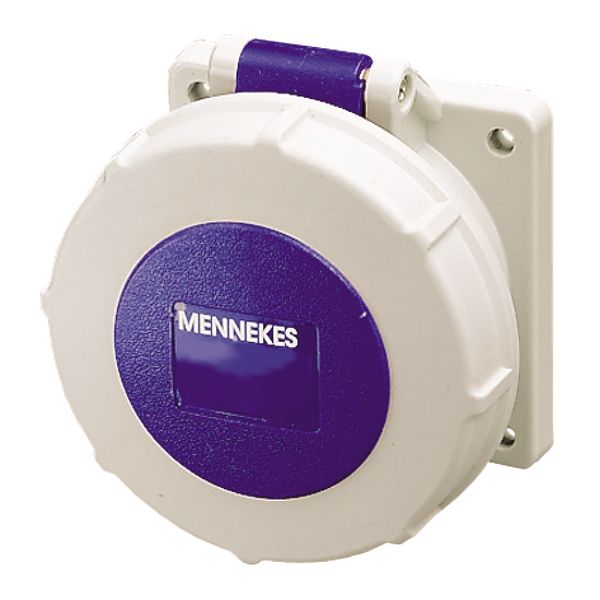 Mennekes Panel mounted recept., 16A4p9h230V, IP67 221A image 2