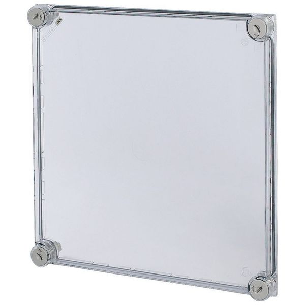 Cap, transparent smoky gray, HxWxD=375x375x25mm, NA model image 4