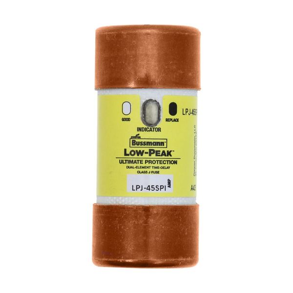 Fuse-link, low voltage, 45 A, AC 600 V, DC 300 V, 27 x 60 mm, J, UL, time-delay, with indicator image 4