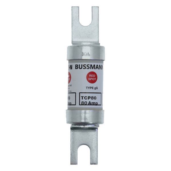 Fuse-link, LV, 80 A, AC 660 V, DC 460 V, BS88/A4, 26 x 110 mm, gL/gG, BS image 16