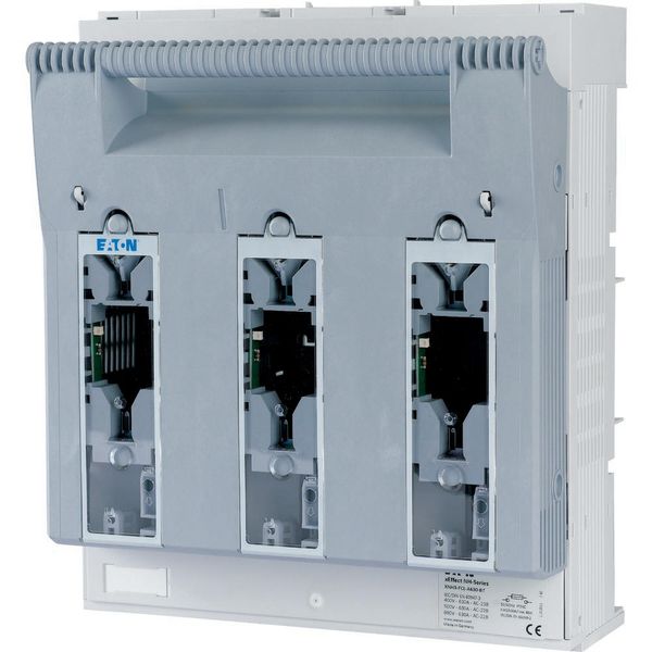 NH fuse-switch 3p box terminal 95 - 300 mm², mounting plate, light fuse monitoring, NH3 image 6