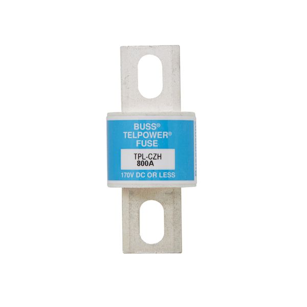 Eaton Bussmann series TPL telecommunication fuse, 170 Vdc, 300A, 100 kAIC, Non Indicating, Current-limiting, Bolted blade end X bolted blade end, Silver-plated terminal image 9