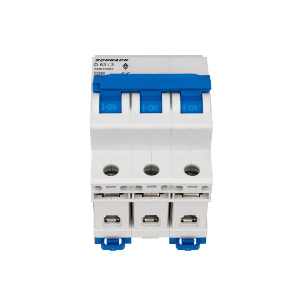 Miniature Circuit Breaker (MCB) AMPARO 10kA, D 63A, 3-pole image 9