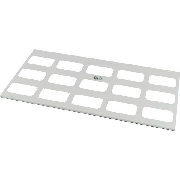 Top plate, F3A-flanges, for WxD=1350x800mm, IP55, grey image 4
