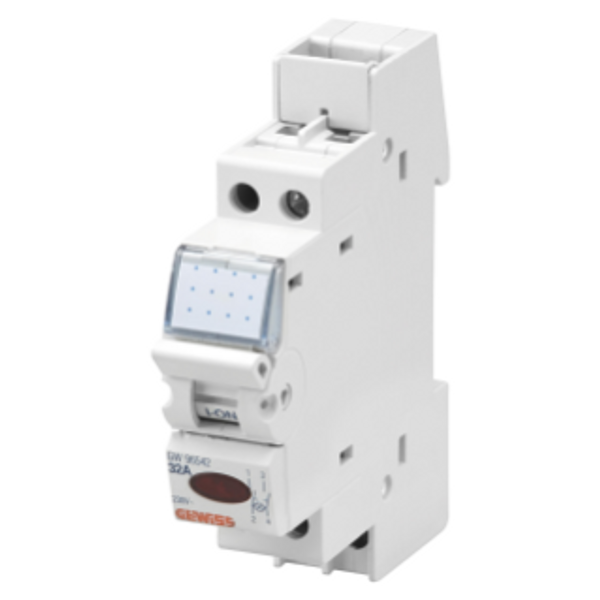 ON-OFF SWITCH - WITH INDICATOR LAMP- 16A 2P 230V - 1 MODULE image 1