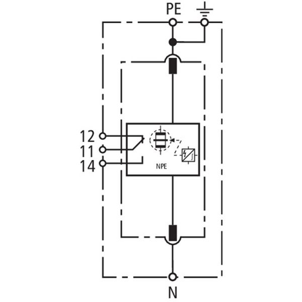 DEHNgap M FM, N-PE lightning current arrester image 3