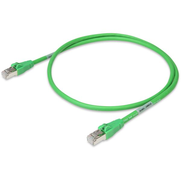ETHERNET cable RJ45, axial locking RJ45, axial locking green image 2