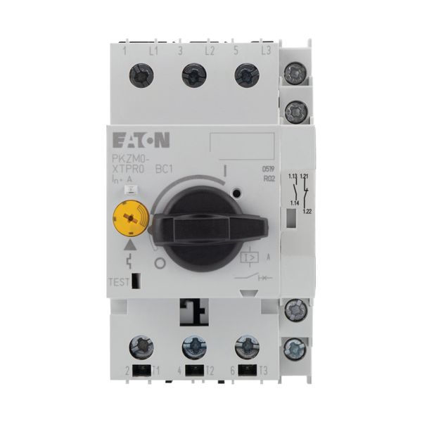 Motor-protective circuit-breaker, 3p+1N/O+1N/C, Ir=20-25A, screw conne image 8