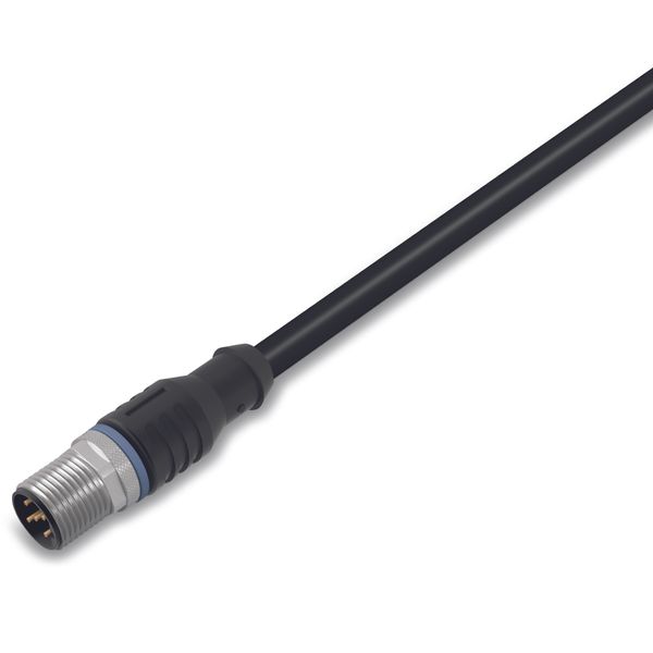 Sensor/Actuator cable M12A plug straight 8-pole image 1