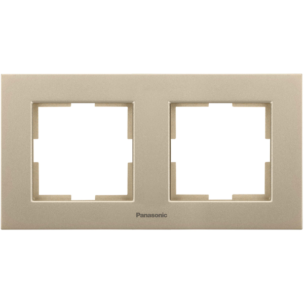 Karre Plus Accessory Bronze Two Gang Frame image 1