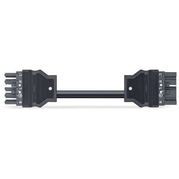 pre-assembled interconnecting cable;Eca;Socket/plug;dark gray image 1