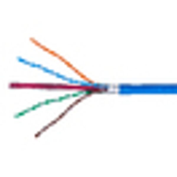 U/UTP Cable Cat.6a, 4x2xAWG23/1, 500MHz, LS0H, Eca, blue image 2