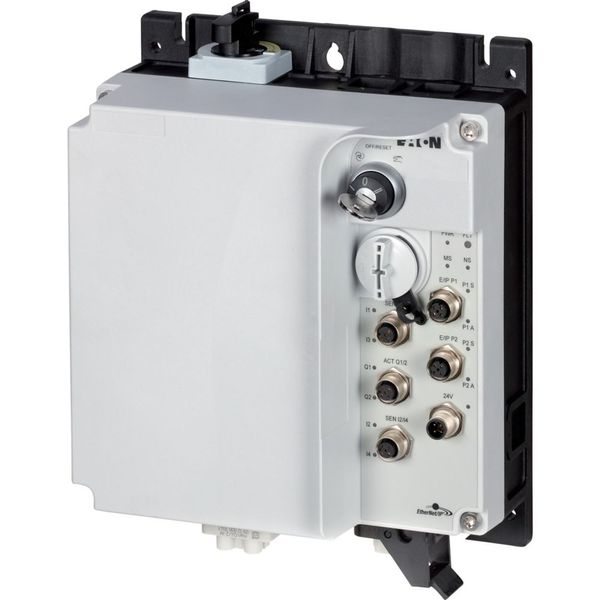 DOL starter, 6.6 A, Sensor input 4, Actuator output 2, 180/207 V DC, Ethernet IP, HAN Q4/2, with manual override switch image 4