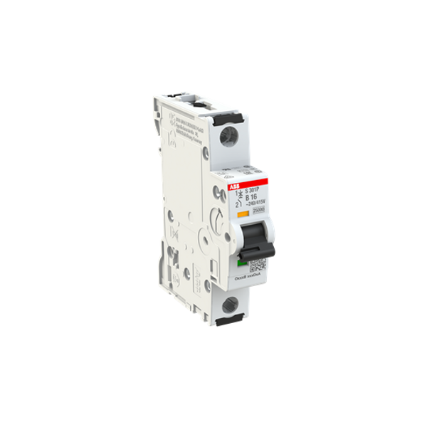 S301P-B16 Miniature Circuit Breaker - 1P - B - 16 A image 1