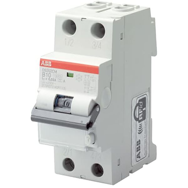 Residual current breaker RCBO DS200 RANGE 10kA, 2P, A, curve C,  6A, 3 image 2