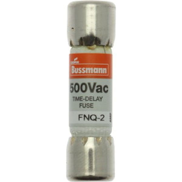 Fuse-link, LV, 2 A, AC 500 V, 10 x 38 mm, 13⁄32 x 1-1⁄2 inch, supplemental, UL, time-delay image 30