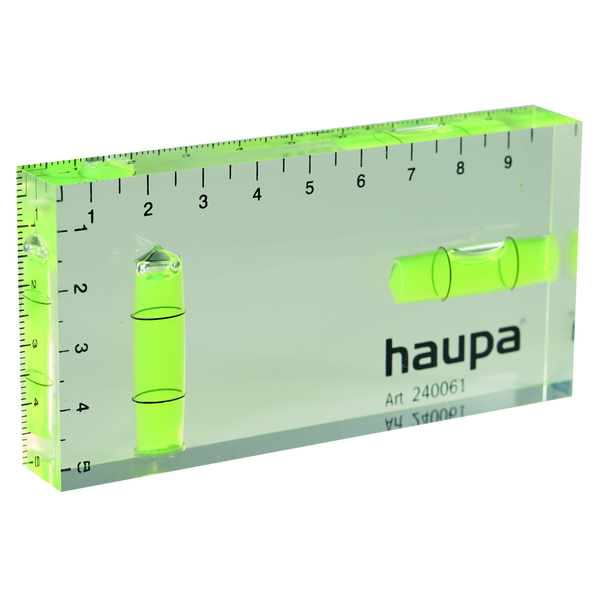 Spirit level HUPmini acrylic 100x50mm architect's spirit level image 2