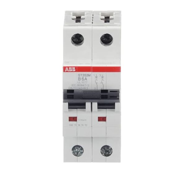 ST202M-B6 Miniature Circuit Breaker - 2P - B - 6 A image 1