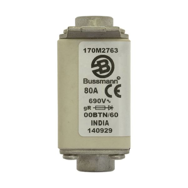 Fuse-link, high speed, 32 A, AC 690 V, size 00, 30 x 62 x 64 mm, aR, IEC, single indicator image 18