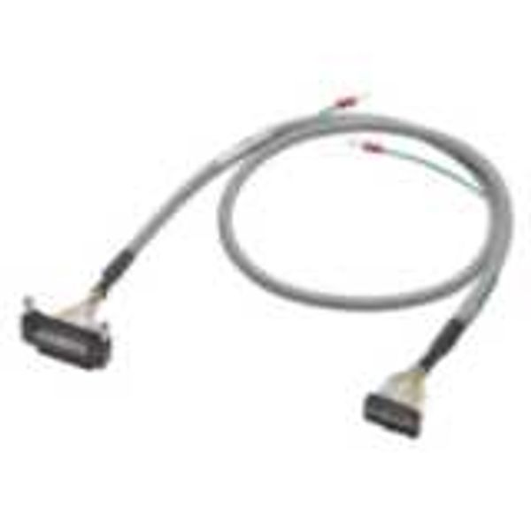 I/O connection cable, with shield connection, FCN24 to MIL20 for G70A- image 1