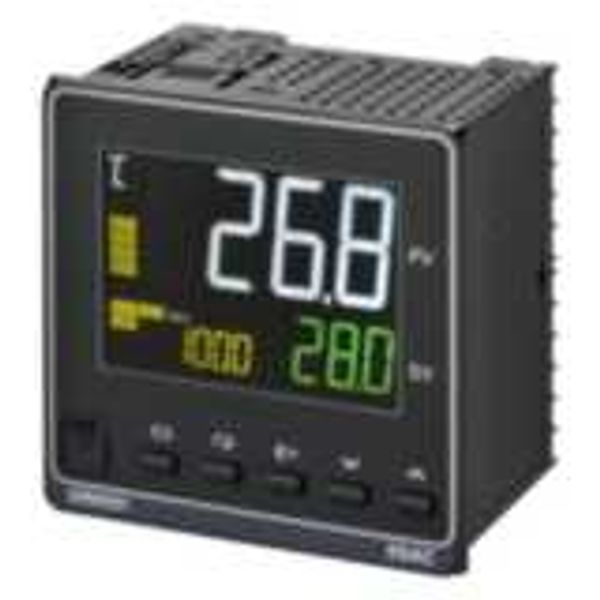 Temp. controller, PRO,1/4 DIN (96x96mm),1 x 12 VDC pulse OUT,4 AUX,EVT image 1