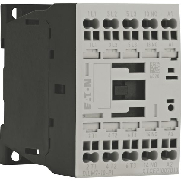 Contactor, 3 pole, 380 V 400 V 3 kW, 1 N/O, 230 V 50 Hz, 240 V 60 Hz, AC operation, Push in terminals image 9