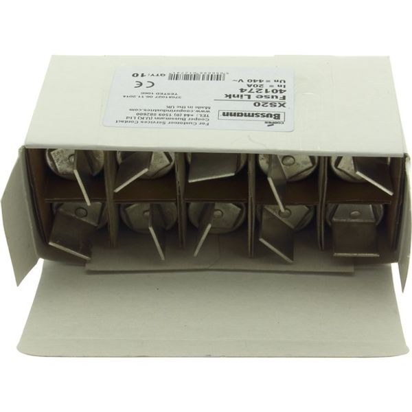 Fuse-link, low voltage, 6 A, AC 440 V, BS88/F3, 27 x 80 mm, gL/gG, BS image 1