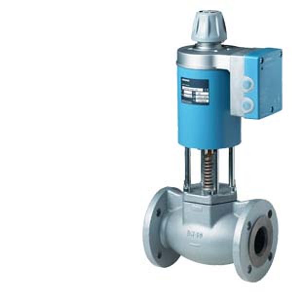 MVF461H15-3 - 2-port seat magnetic control valve, flange, PN16, DN15, kvs 3, AC / DC 24 V, DC 0/2...10 V / 0/4...20 mA image 1