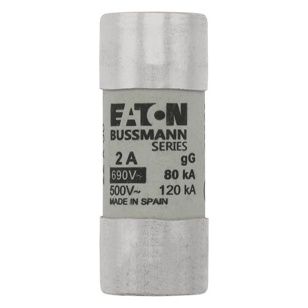 Fuse-link, LV, 2 A, AC 690 V, 22 x 58 mm, gL/gG, IEC image 6