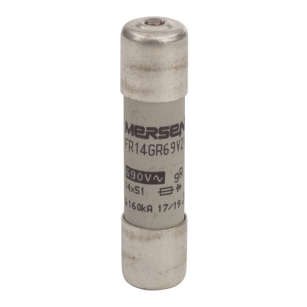 High-Speed Cylindrical Fuse 14x51 gR 690VAC 2A - Striker image 1