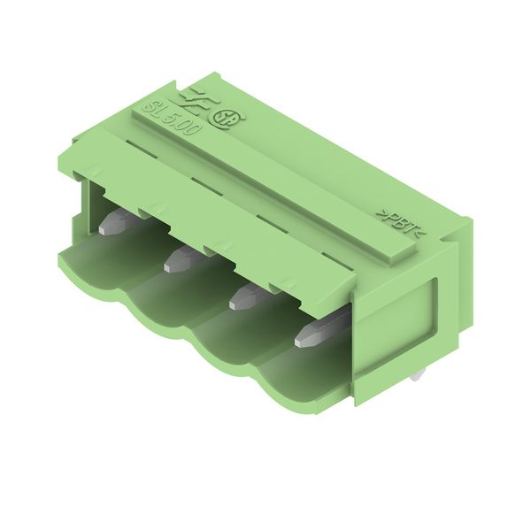 PCB plug-in connector (board connection), 5.00 mm, Number of poles: 4, image 3