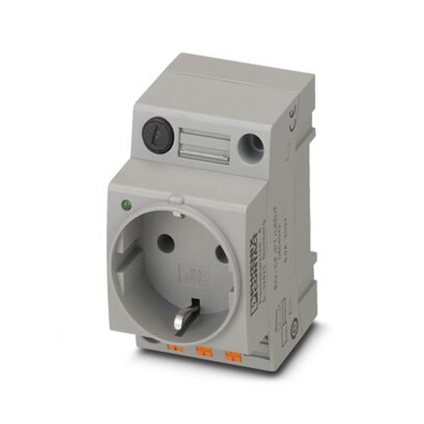 Socket outlet for distribution board Phoenix Contact EO-CF/PT/LED/F 250V 16A AC image 1