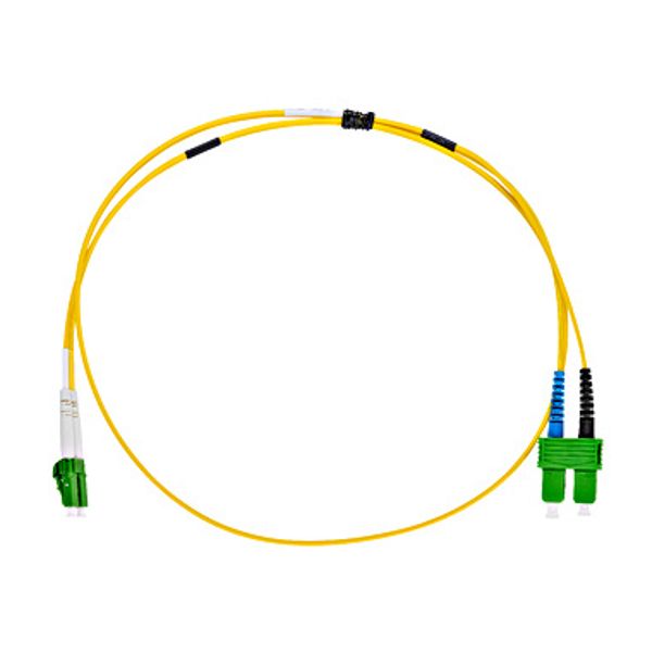 FO Patchcord Duplex LC/APC  /  SC/APC, 9/125æm OS2, LS0H-3 image 1