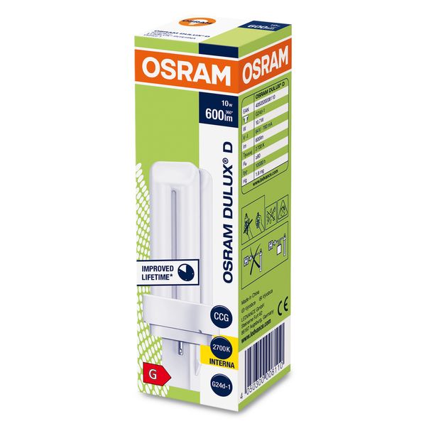 DULUX D 10W/827 G24D-1 FS1         OSRAM image 10