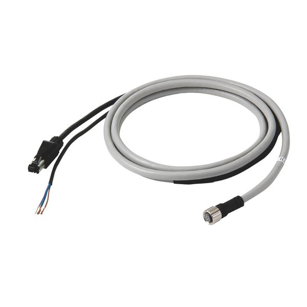 V680S ID reader/writer Ethernet and power cable, M12 - RJ45, length 5m V68S0008M image 2