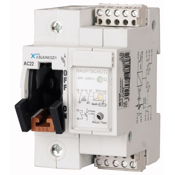 Fuse switch-disconnector, 63A, 1p+main protection image 1