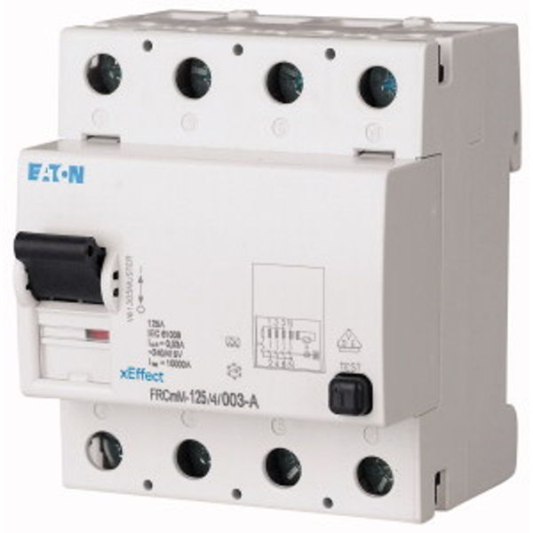 Residual current circuit breaker (RCCB), 125A, 4p, 500mA, type AC image 1