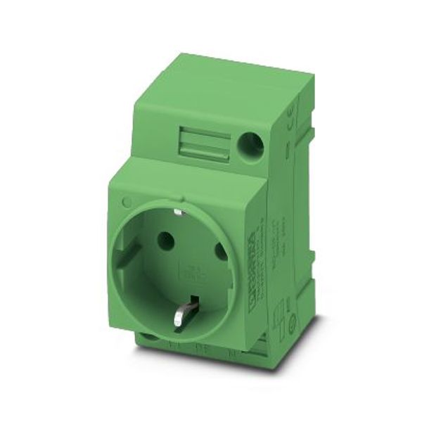 Socket outlet for distribution board Phoenix Contact EO-CF/UT/GN 250V 16A AC image 2