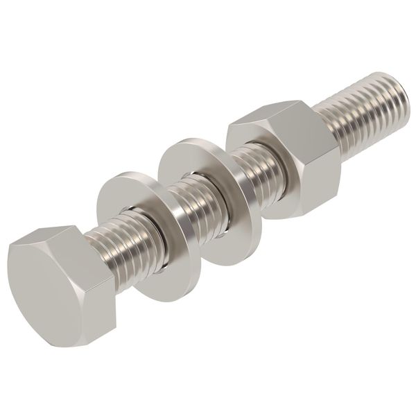 SKS 12x80 A2 Hexagonal screw with nut and washers M12x80 image 1