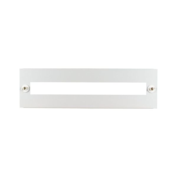 Front plate for HxW=150x1200mm, with 45 mm device cutout, white image 4