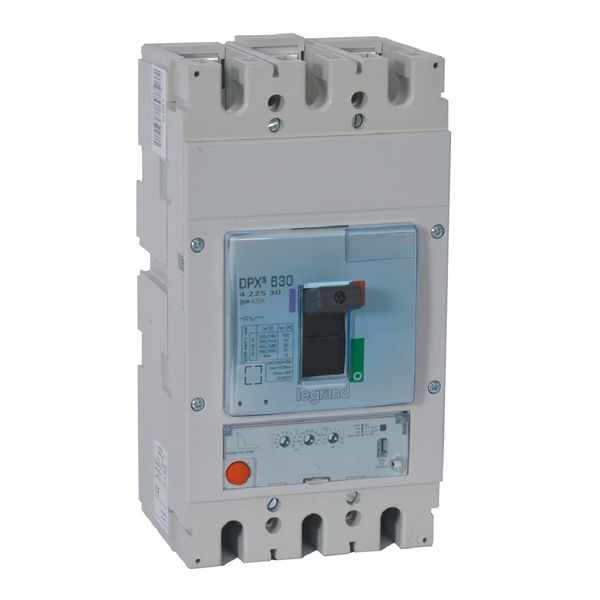 MCCB DPX³ 630 - S1 electronic release - 3P - Icu 100 kA (400 V~) - In 400 A image 1