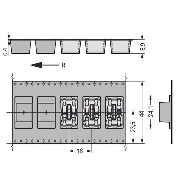 Through-Board SMD PCB Terminal Block image 4