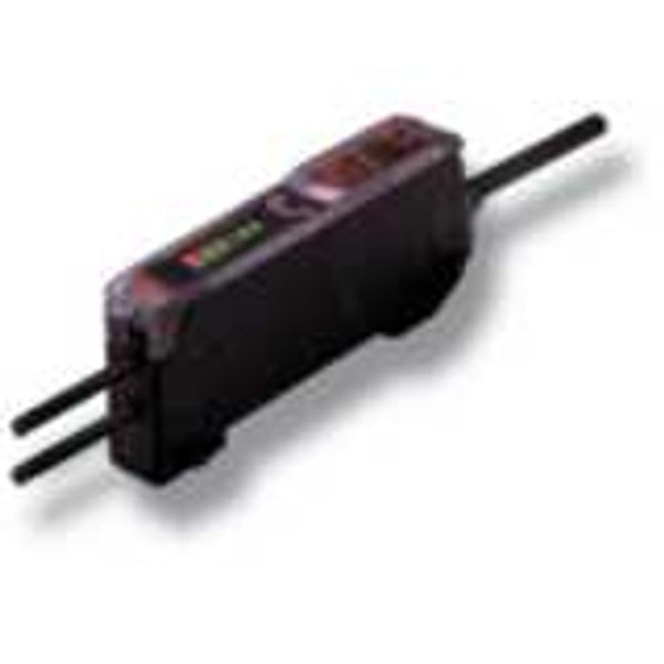 Photoelectric sensor, optical fibre amplifier, bar LED display, DC, 3- image 4