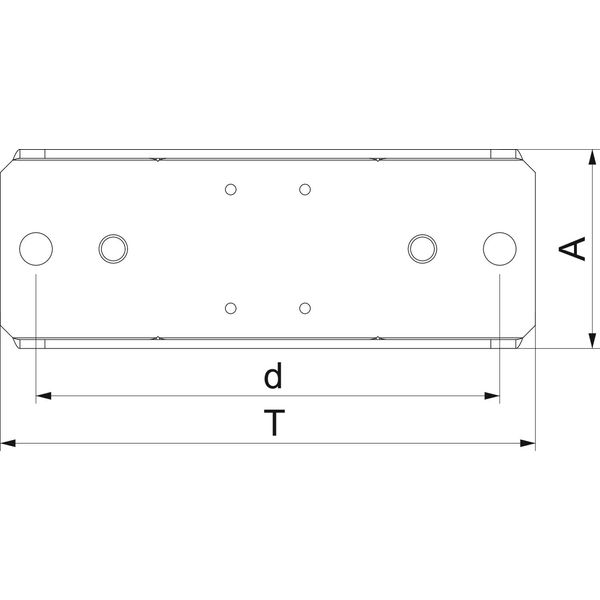BSKM-AD 0711 FS Support for suspended mounting 70x110 image 2