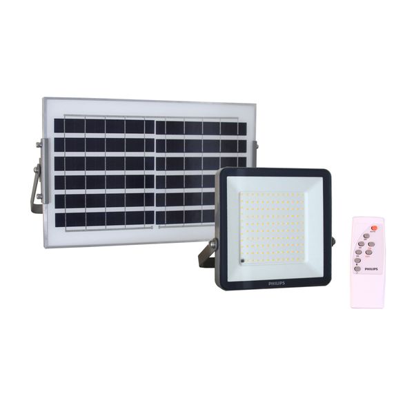 Ledinaire Floodlights Solar, 6.5 W, 910 lm, 4000 K, CRI80, IR remote, Symmetrical, IP65 image 1