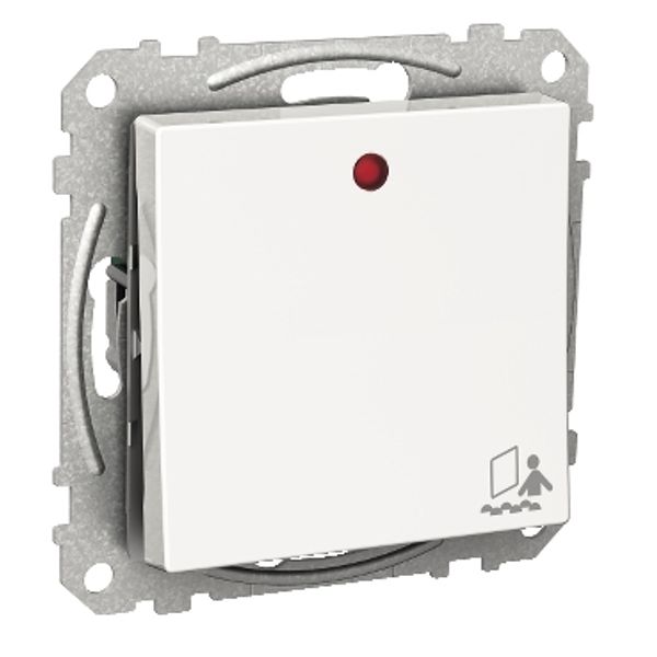 Exxact rocker switch with occupied symbol and lamp 24V white image 4